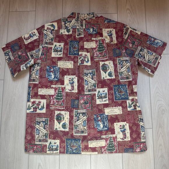 Reyn Spooner 2009 Mele Kalikimaka Limited Issue Hawaiian Traditions shirt XXL - Picture 2 of 4
